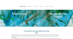 Desktop Screenshot of lesaquarellistesdulundi.com